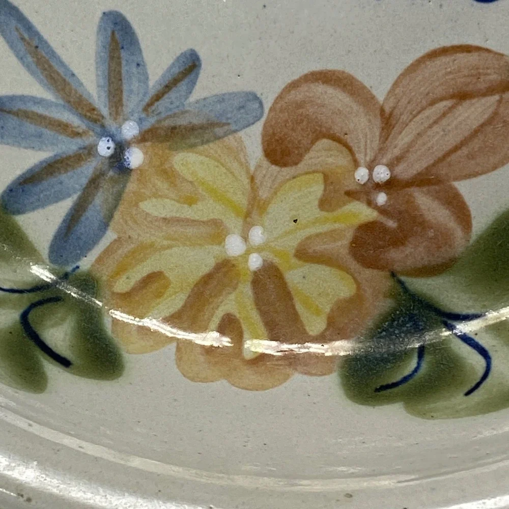 Louisville Stoneware Pies‎ by Dottie Ceramic Pie Plate Hand Painted Farmhouse